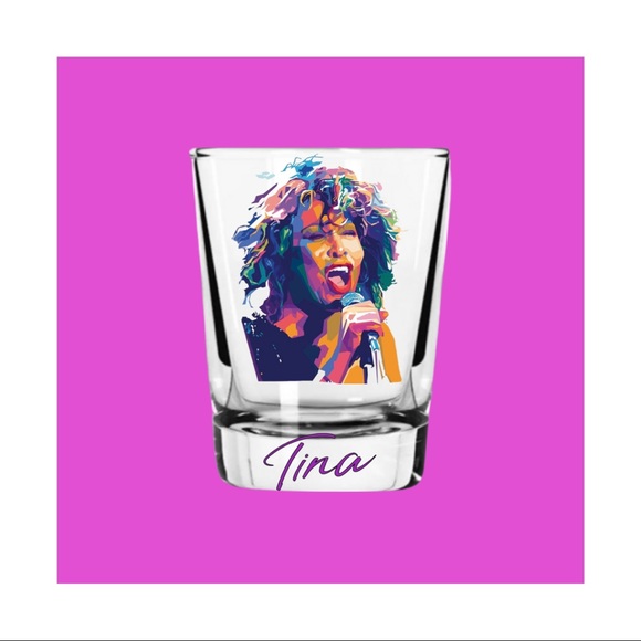 Tina Turner collectible shotglasses, Set of 4 - Picture 2 of 4